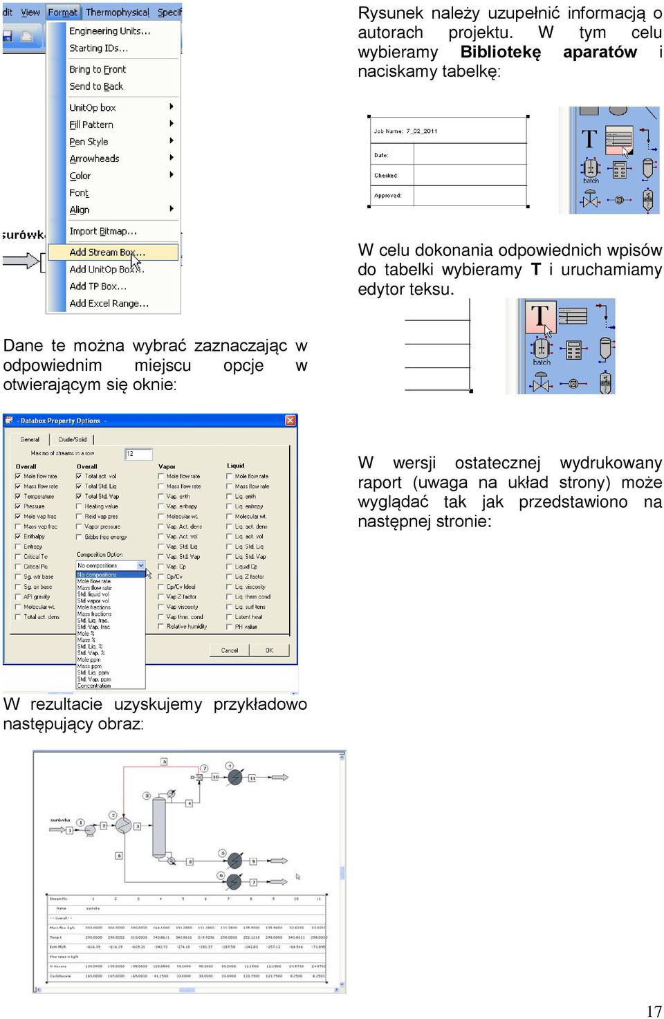 wybieramy T i uruchamiamy edytor teksu.