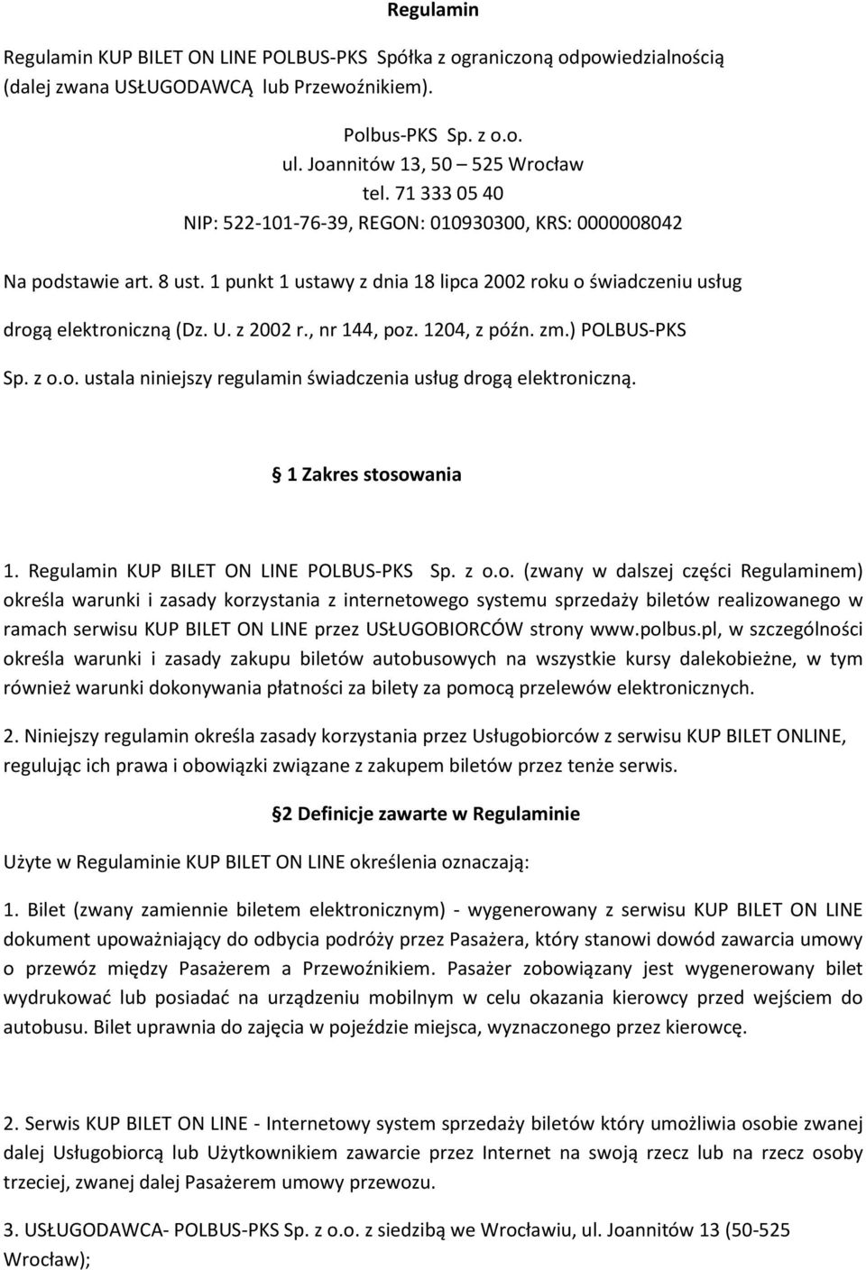 , nr 144, poz