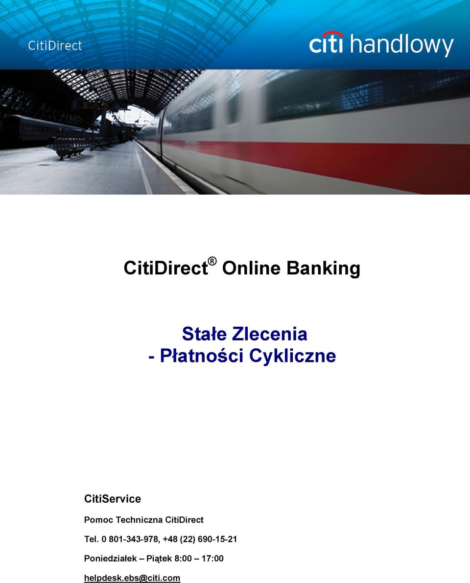 CitiDirect Tel.