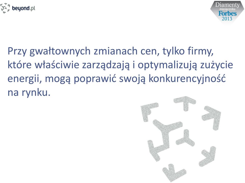 optymalizują zużycie energii, mogą