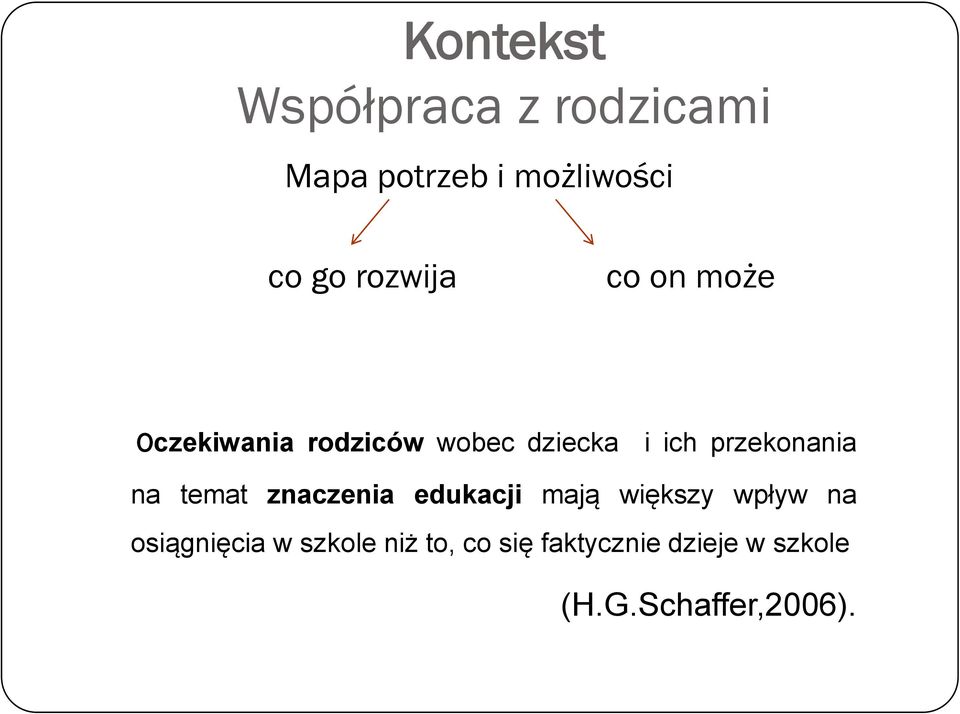 przekonania na temat znaczenia edukacji mają większy wpływ na