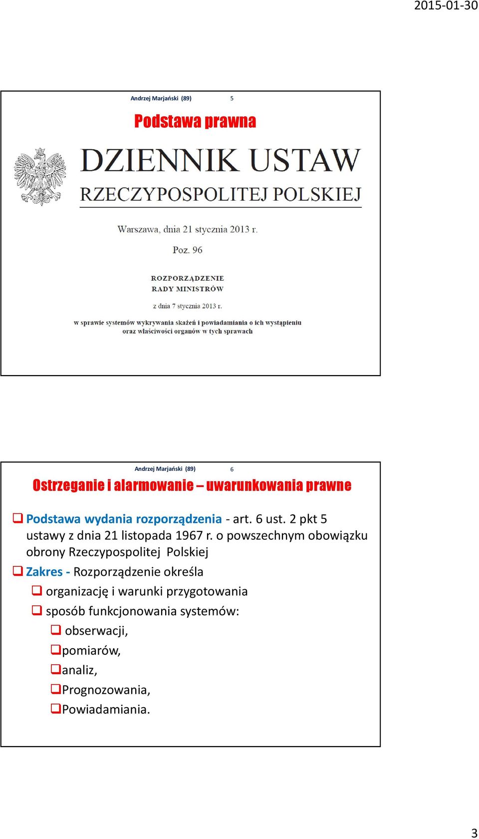 o powszechnym obowiązku obrony Rzeczypospolitej Polskiej Zakres -Rozporządzenie określa