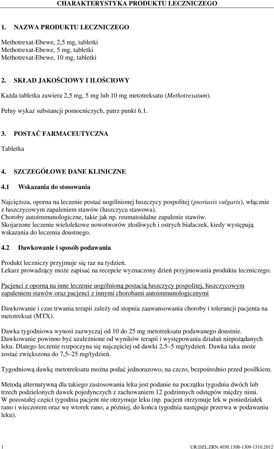 SZCZEGÓŁOWE DANE KLINICZNE 4.