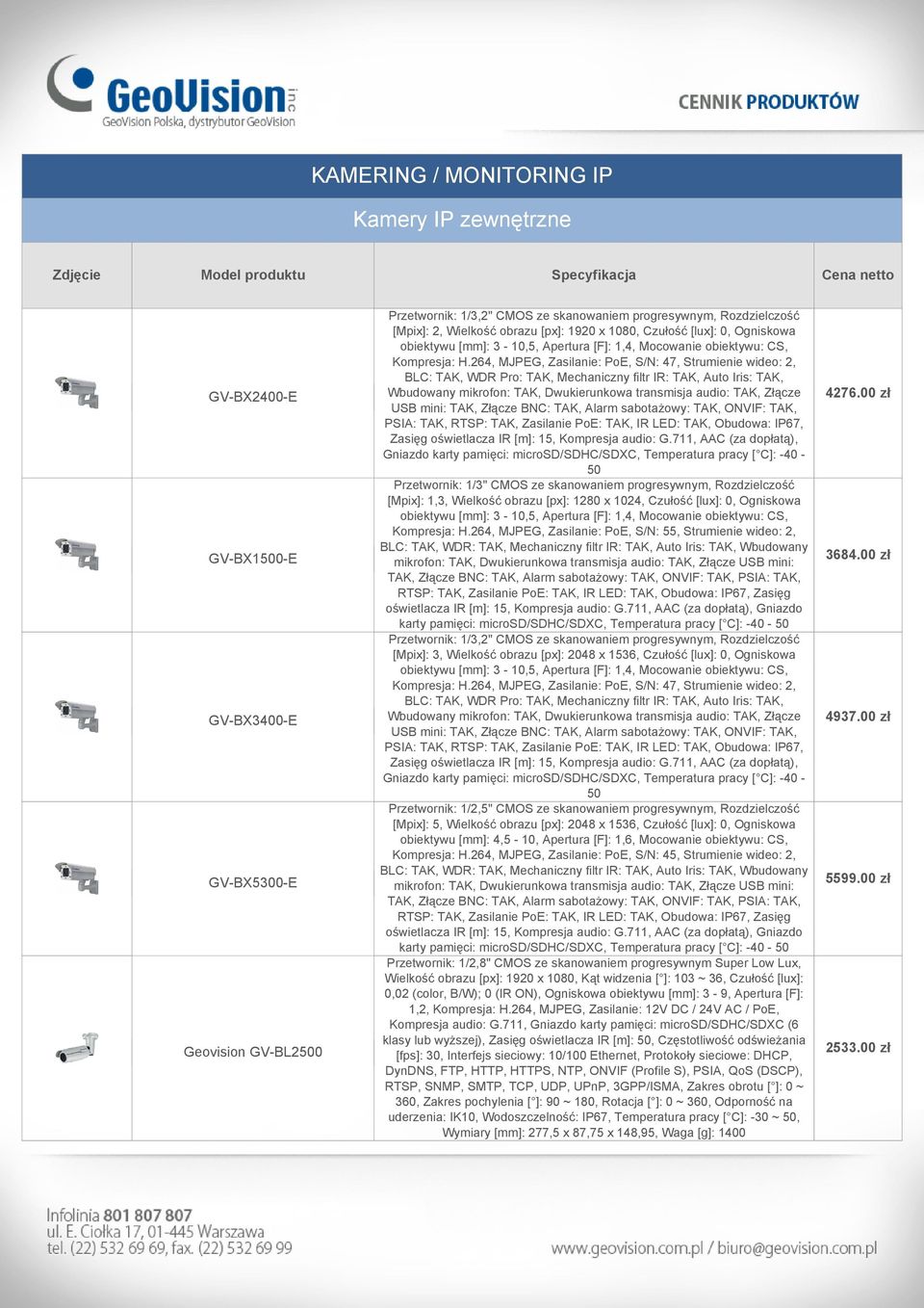 264, MJPEG, Zasilanie: PoE, S/N: 47, Strumienie wideo: 2, BLC: TAK, WDR Pro: TAK, Mechaniczny filtr IR: TAK, Auto Iris: TAK, Wbudowany mikrofon: TAK, Dwukierunkowa transmisja audio: TAK, Złącze USB