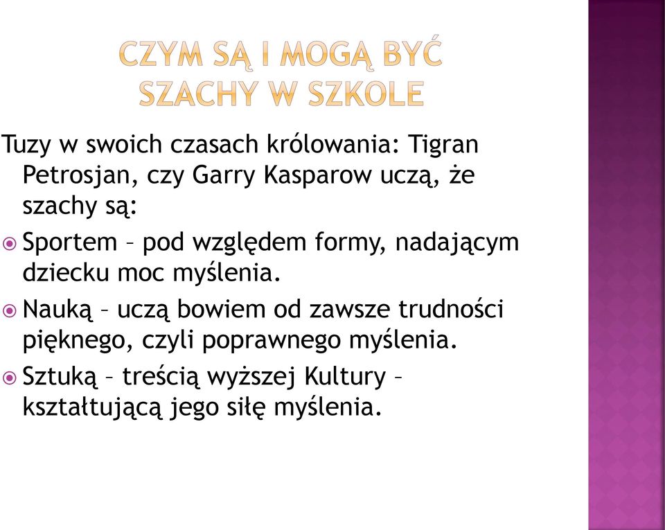 myślenia.