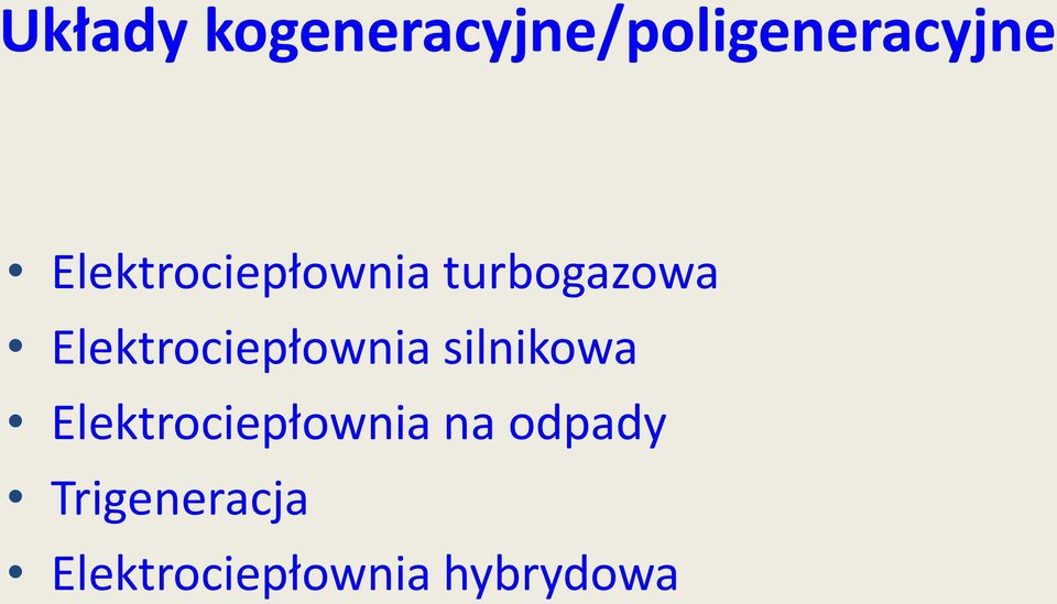 Elektrociepłownia silnikowa