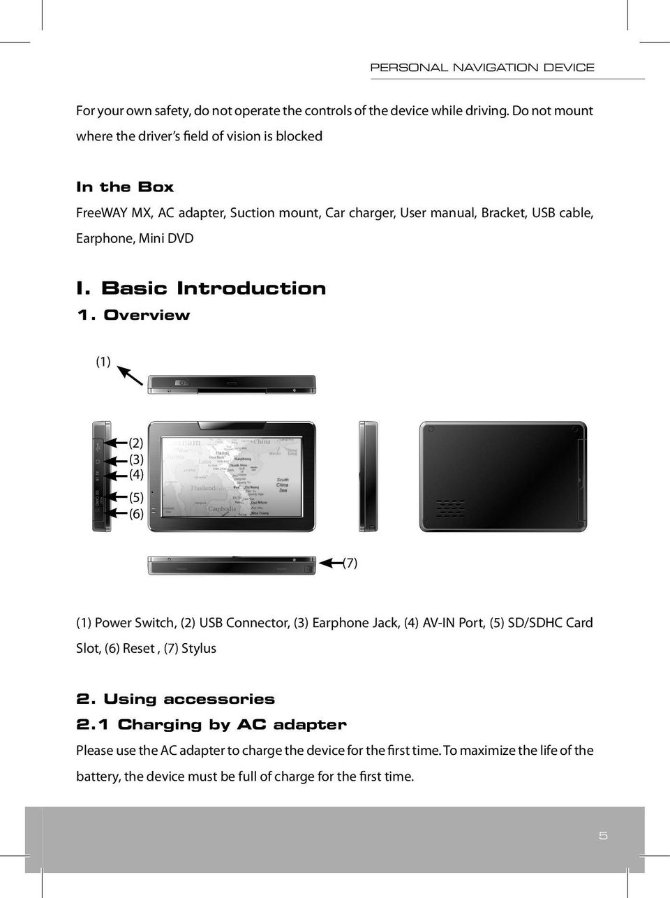 Earphone, Mini DVD I. Basic Introduction 1.