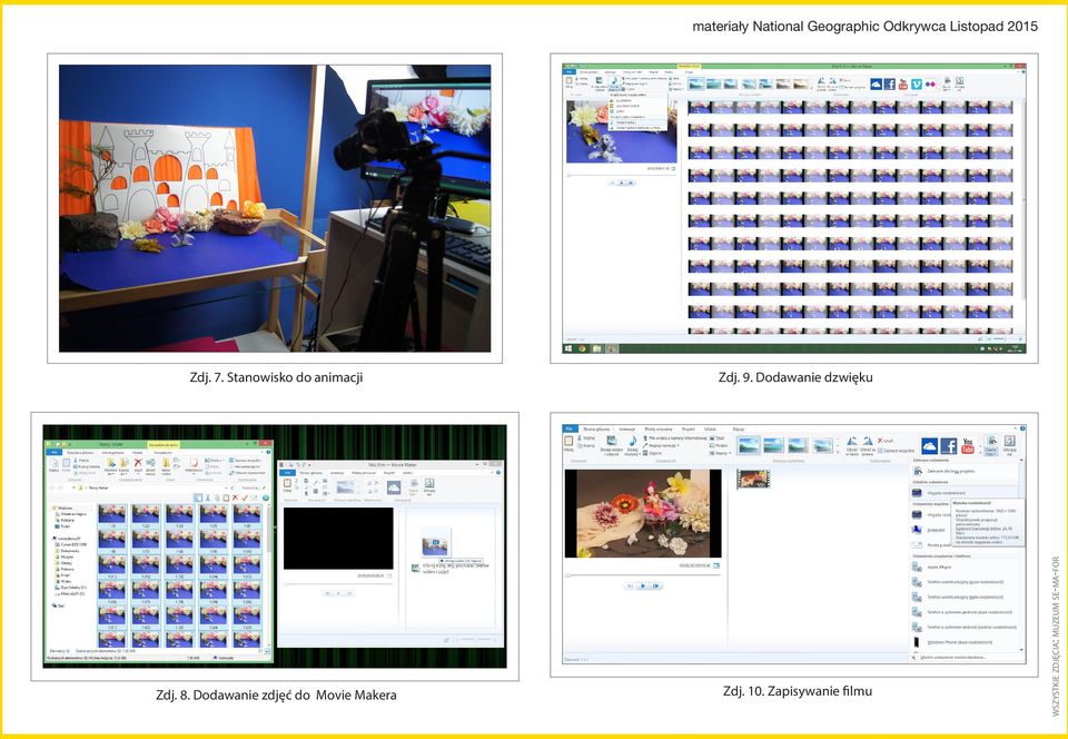 Dodawanie zdjęć do Movie Makera Zdj. 10.