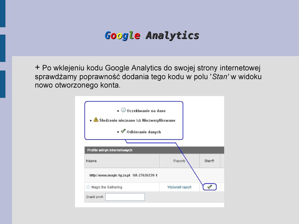 internetowej sprawdźamy poprawność dodania