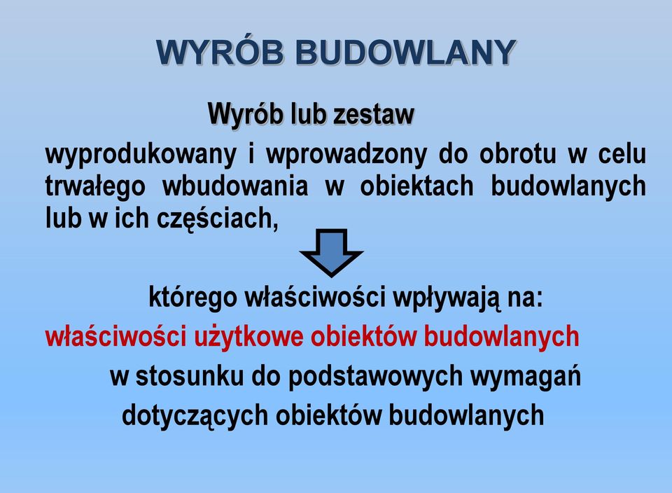 którego właściwości wpływają na: właściwości użytkowe obiektów