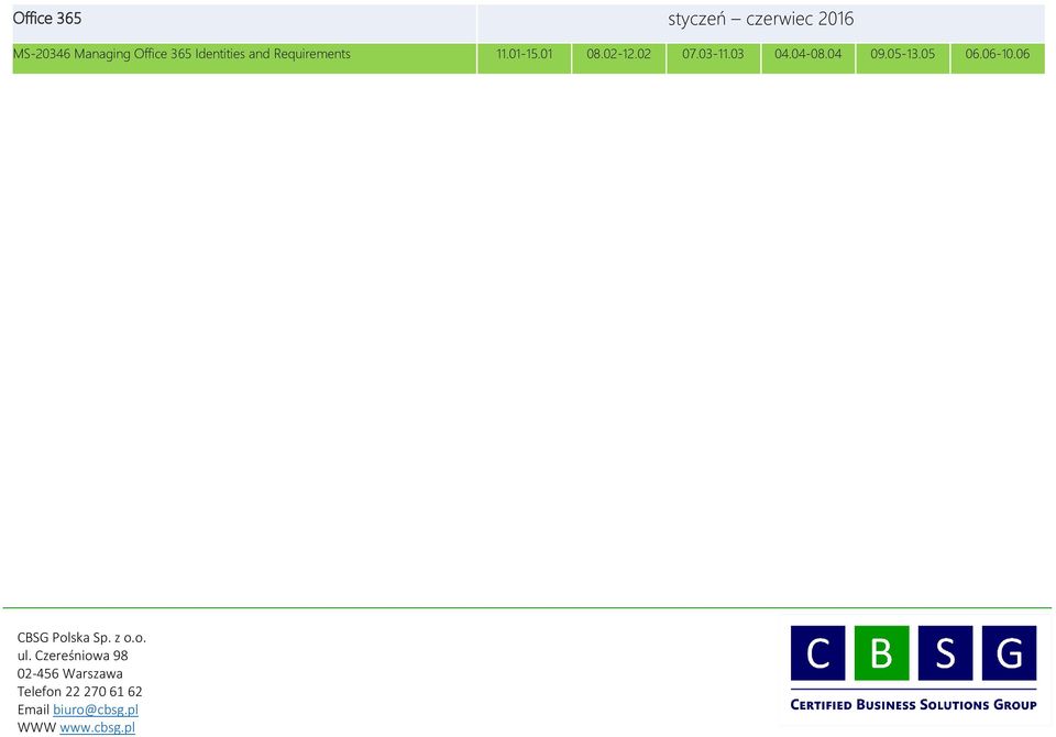 and Requirements 11.01-15.01 08.02-12.