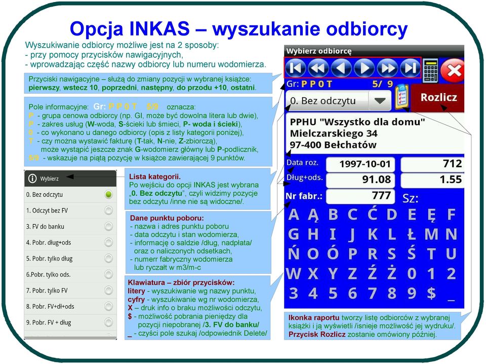 Pole informacyjne: Gr: P P 0 T 5/9 oznacza: P - grupa cenowa odbiorcy (np.