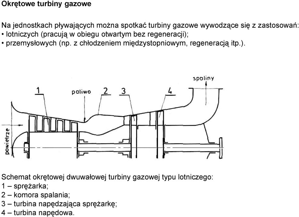 z chłodzeniem międzystopniowym, regeneracją itp.).