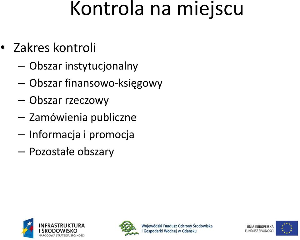 finansowo-księgowy Obszar rzeczowy