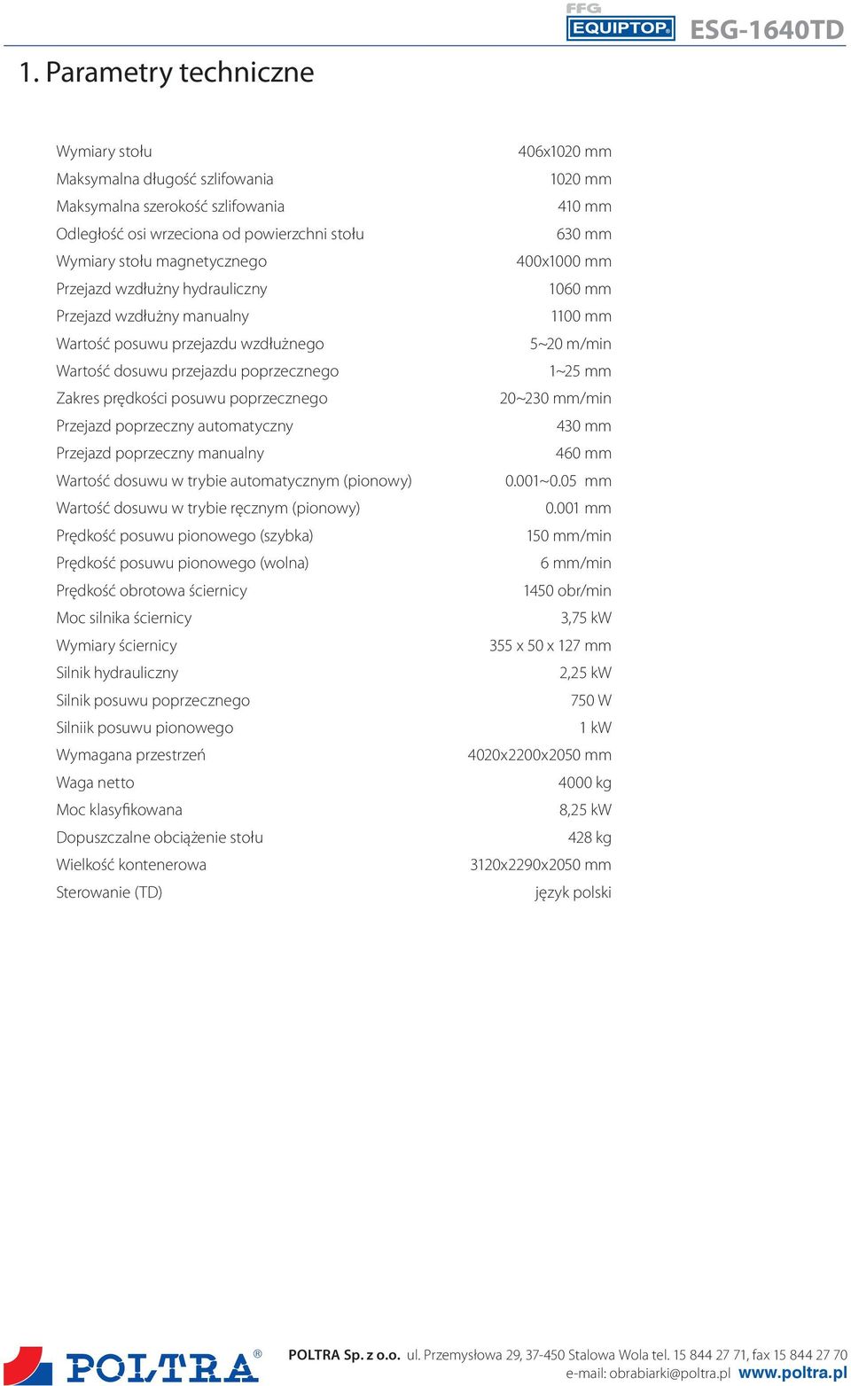 poprzeczny manualny Wartość dosuwu w trybie automatycznym (pionowy) Wartość dosuwu w trybie ręcznym (pionowy) Prędkość posuwu pionowego (szybka) Prędkość posuwu pionowego (wolna) Prędkość obrotowa