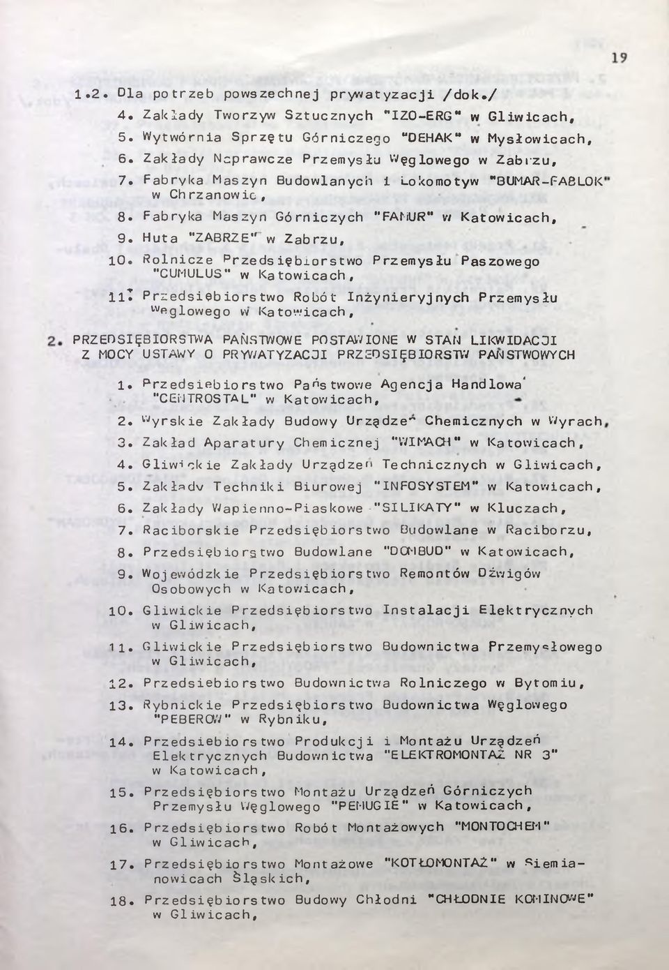 Huta "ZABRZE ' w Zabrzu, 10.