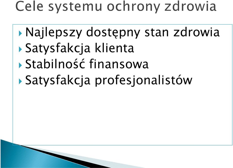 klienta Stabilność