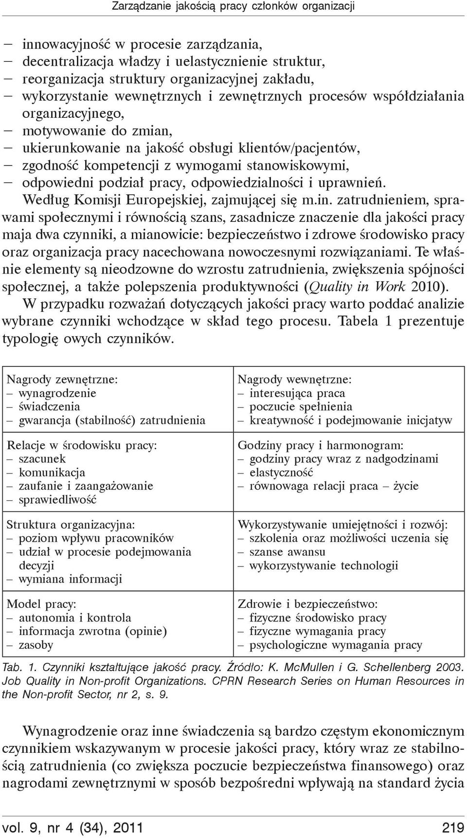 odpowiedni podział pracy, odpowiedzialności i uprawnień. Według Komisji Europejskiej, zajmującej się m.in.