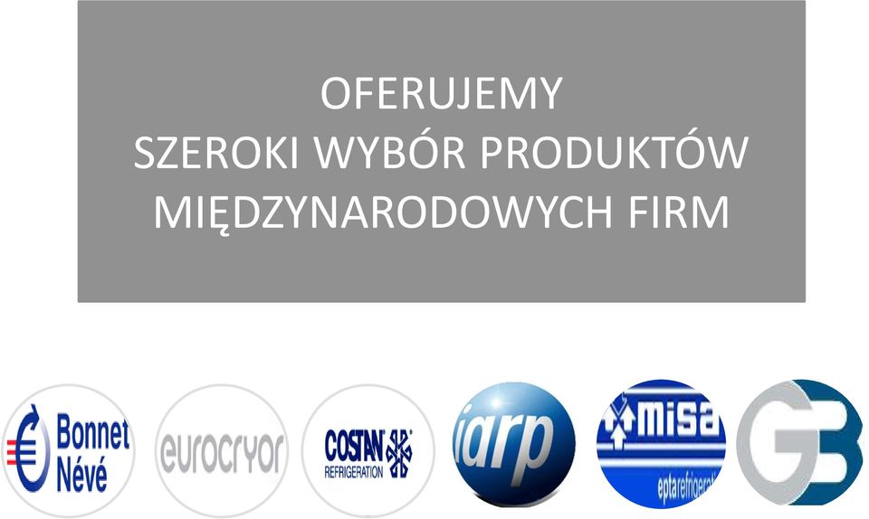 PRODUKTÓW