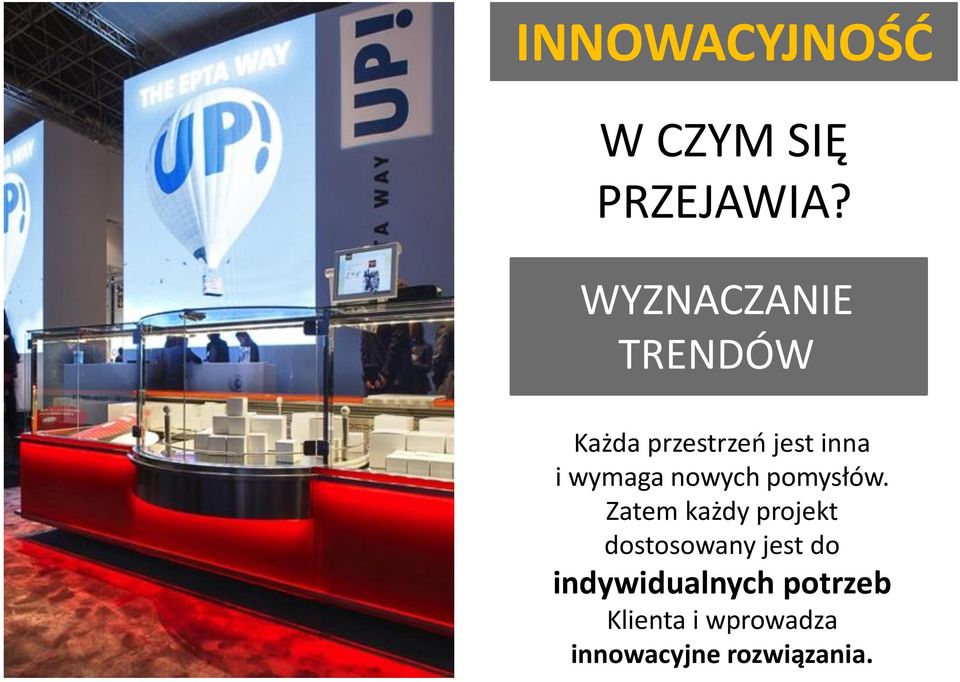 wymaga nowych pomysłów.