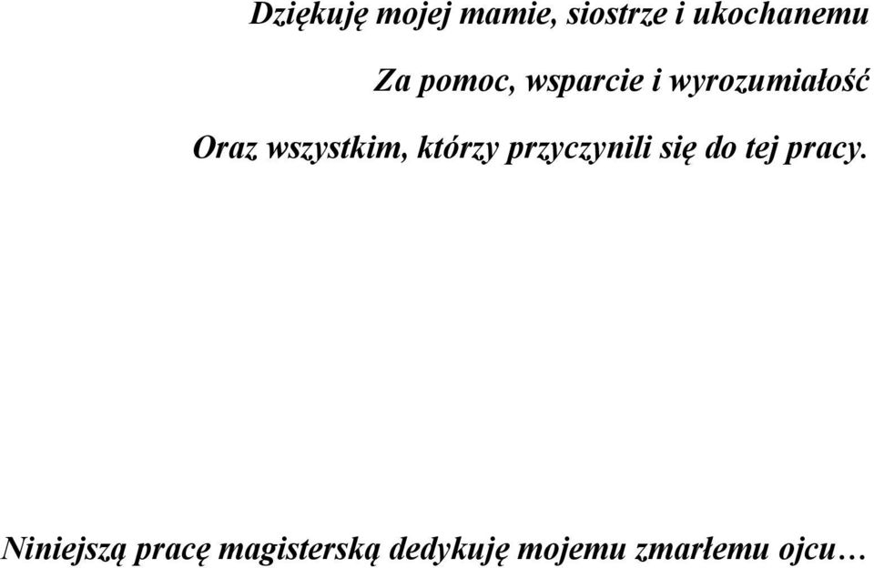 którzy przyczynili się do tej pracy.