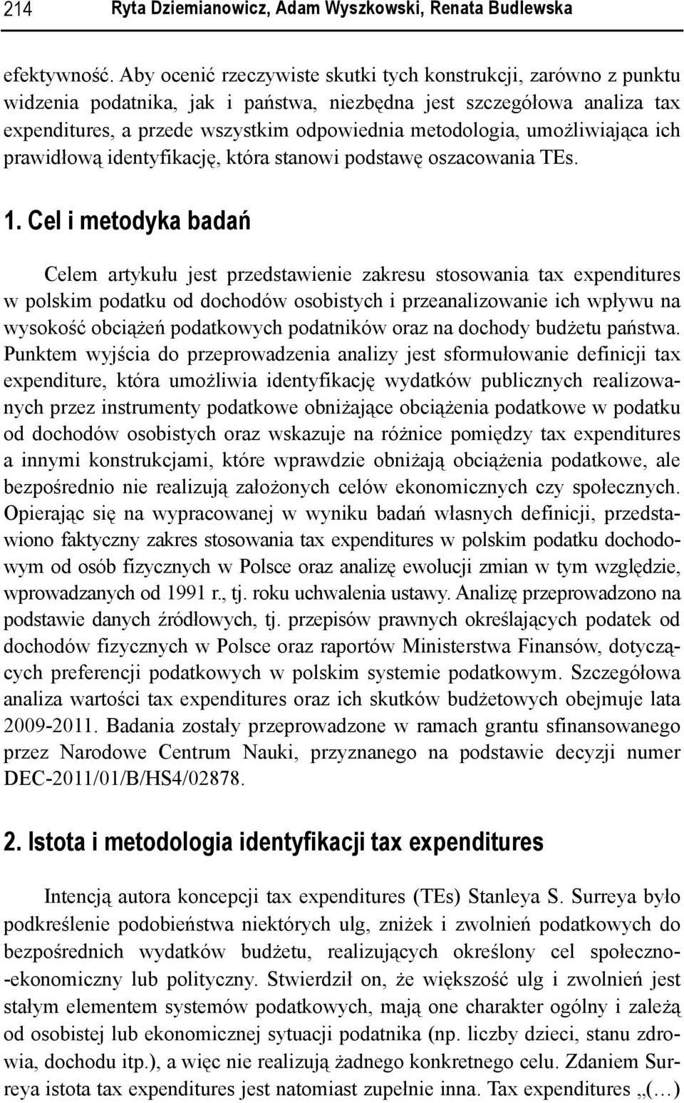 umożliwiająca ich prawidłową identyfikację, która stanowi podstawę oszacowania TEs. 1.