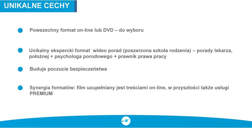 psychologa porodowego + prawnik prawa pracy Buduje poczucie bezpieczeństwa