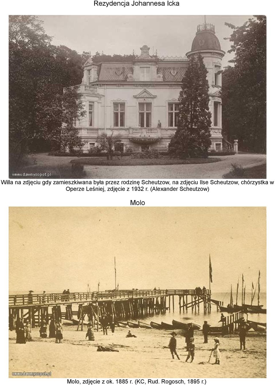 chórzystka w Operze Leśniej, zdjęcie z 1932 r.