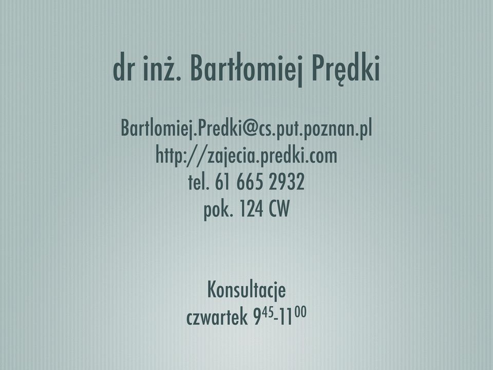 pl http://zajecia.predki.com tel.