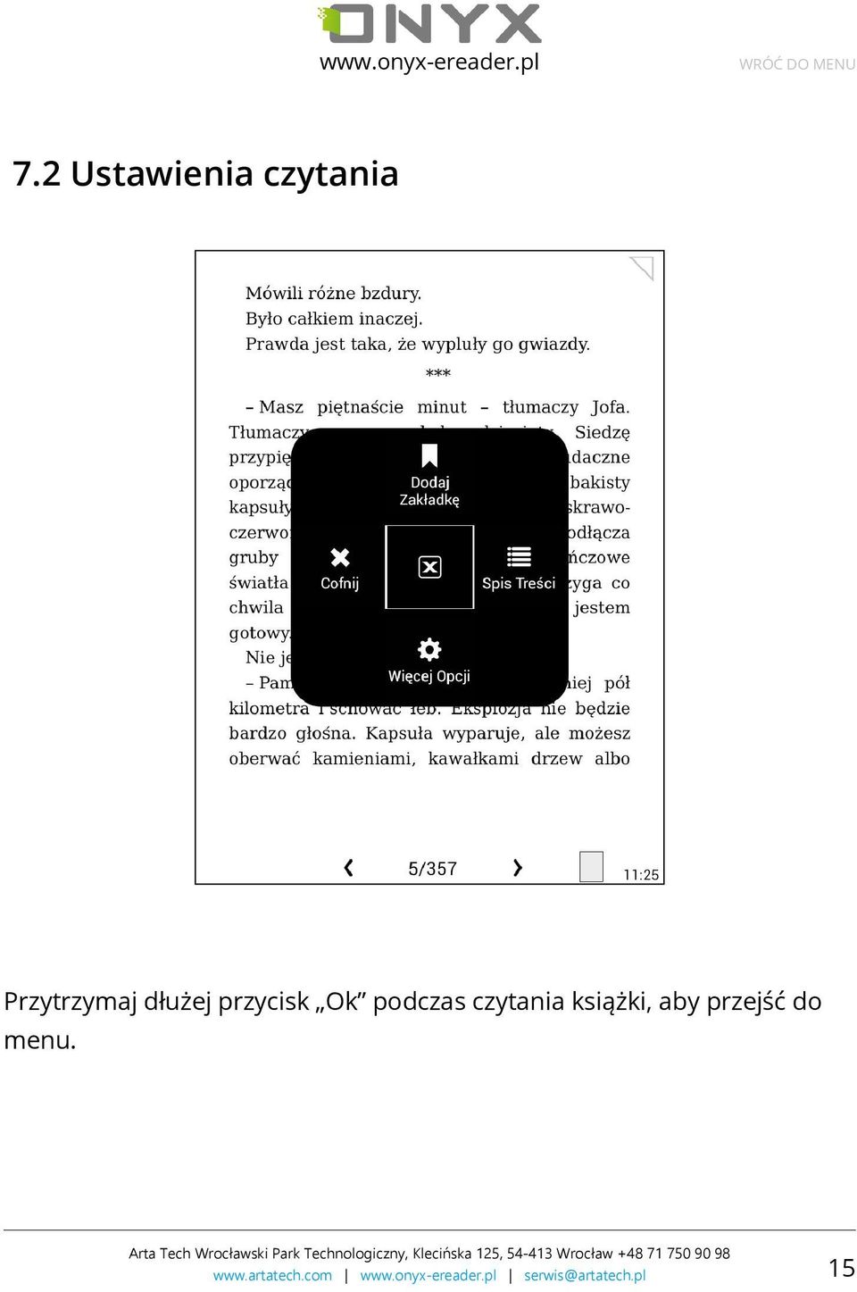 przycisk Ok podczas