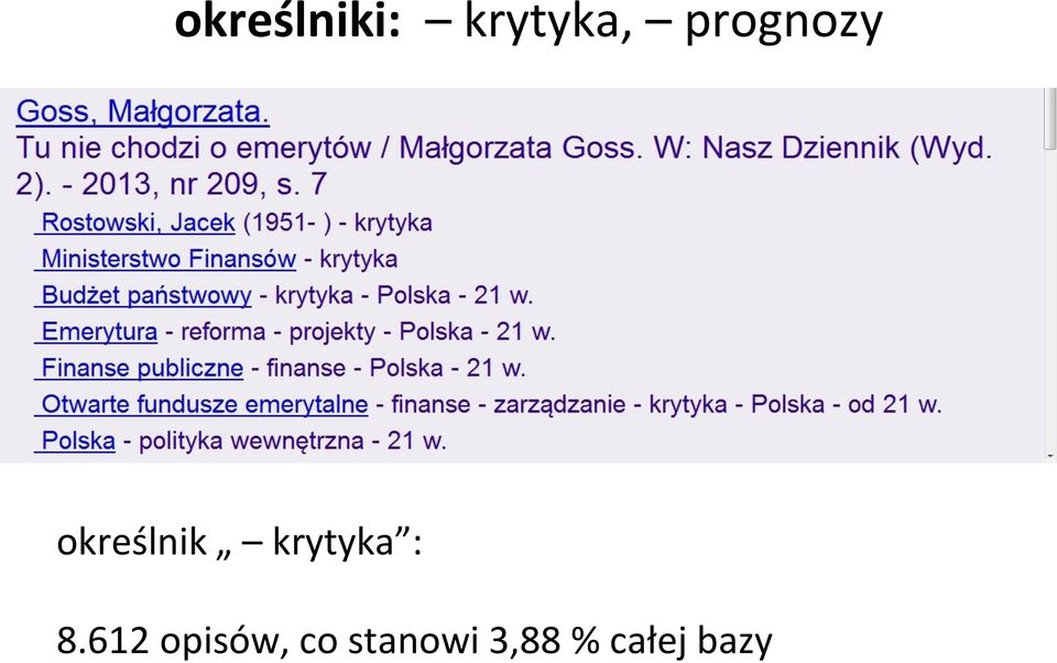 krytyka : 8.