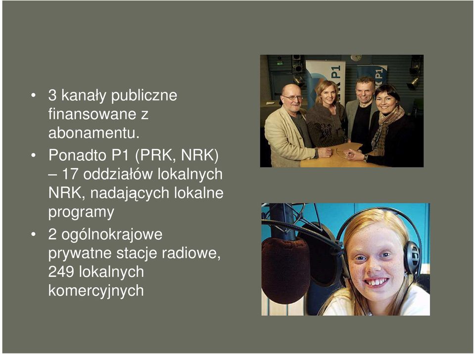 NRK, nadających lokalne programy 2