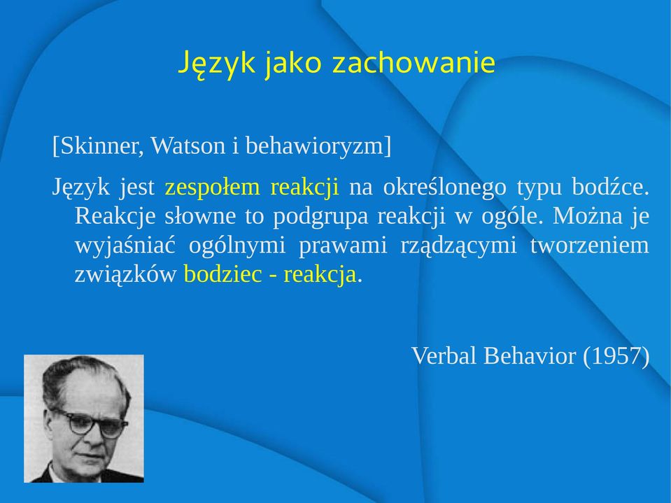 Reakcje słowne to podgrupa reakcji w ogóle.