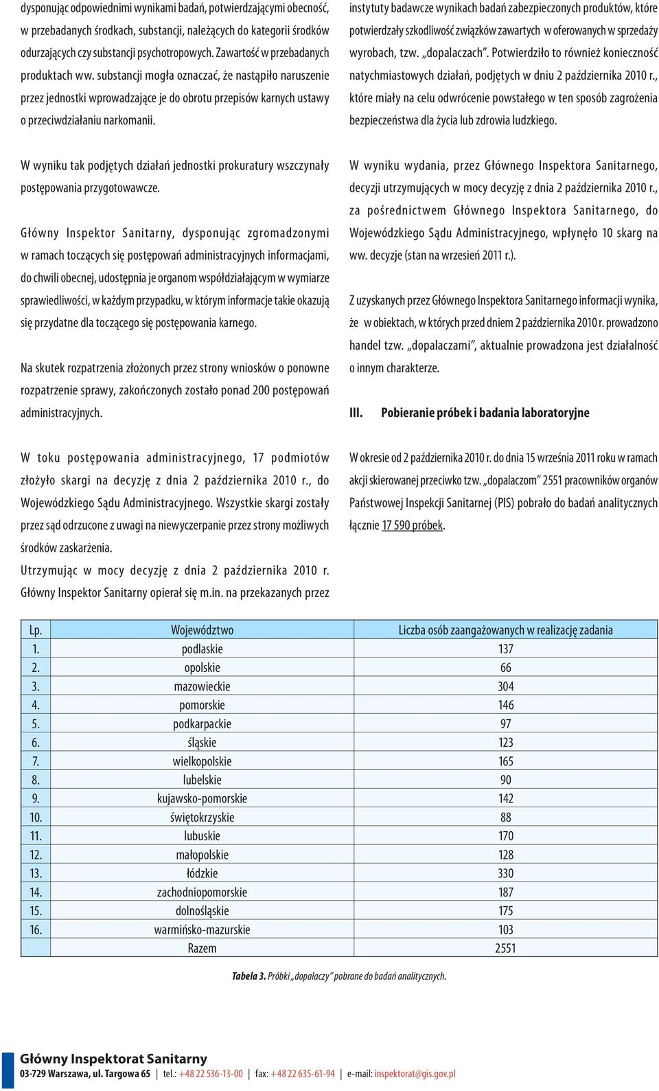instytuty badawcze wynikach badań zabezpieczonych produktów, które potwierdzały szkodliwość związków zawartych w oferowanych w sprzedaży wyrobach, tzw. dopalaczach.