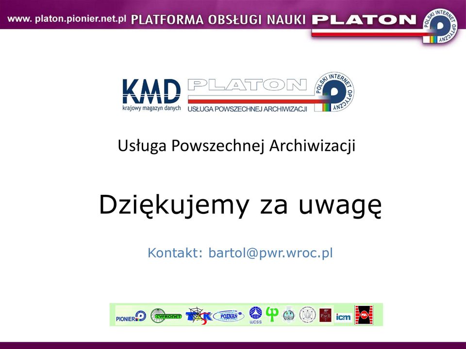 Dziękujemy za uwagę