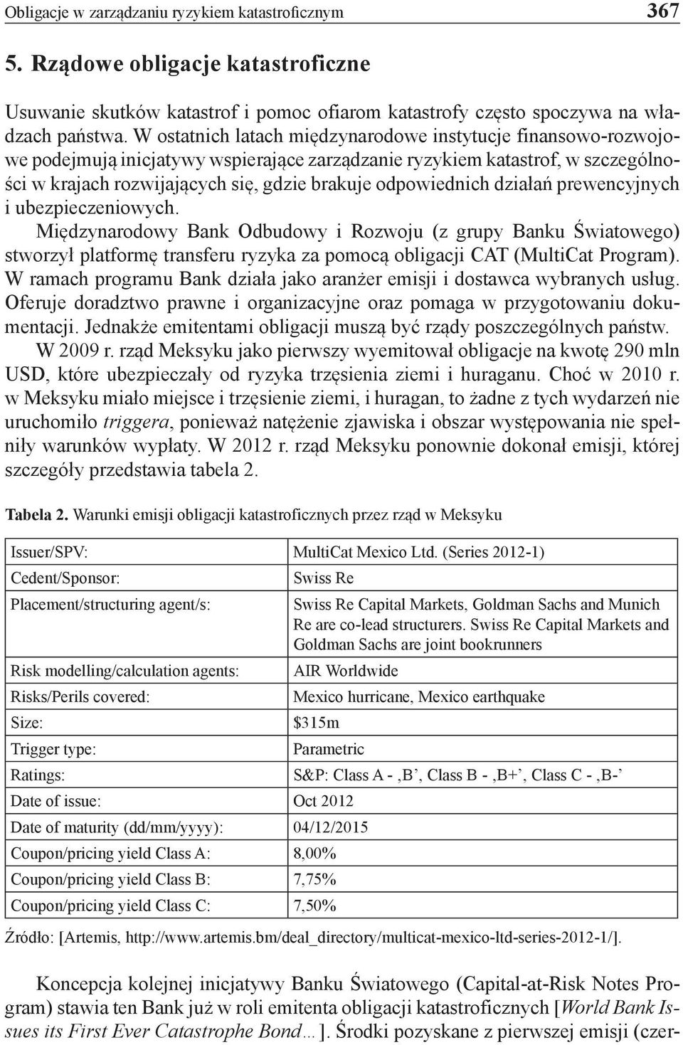 odpowiednich działań prewencyjnych i ubezpieczeniowych.