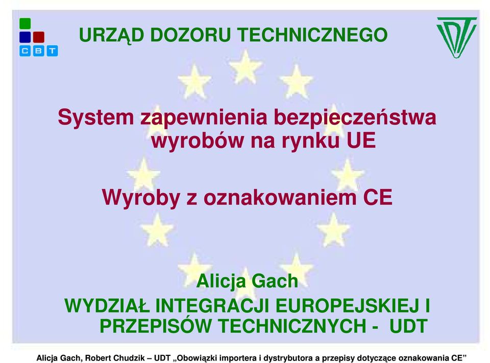 oznakowaniem CE Alicja Gach WYDZIAŁ