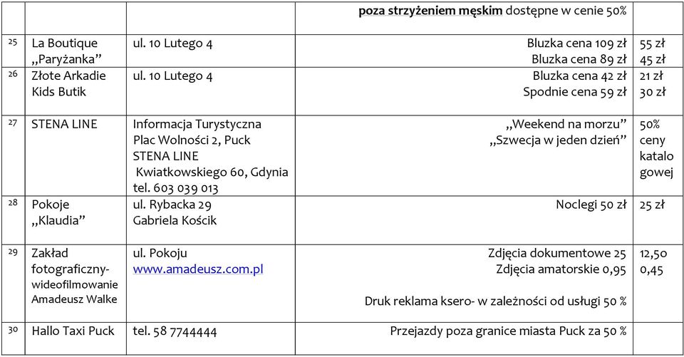 Kwiatkowskiego 60, Gdynia tel. 603039013 28 Pokoje Klaudia ul.