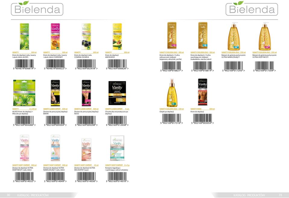 nawilżającymi olejkami (makadamia, marula, kukui) VANITY GOLDEN OILS 2 Balsam do golenia pod prysznic ULTRA NAWILŻAJĄCY VANITY GOLDEN OILS 2 Balsam do golenia pod prysznic ULTRA ODŻYWCZY VANITY 2 x