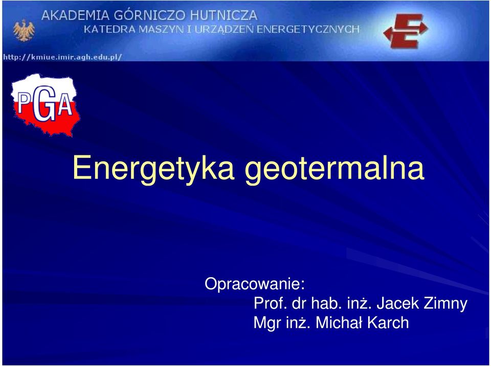 Opracowanie: Prof.