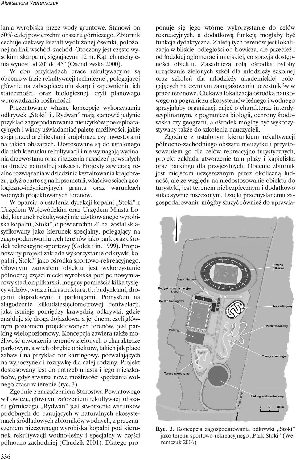 W obu przykładach prace rekultywacyjne są obecnie w fazie rekultywacji technicznej, polegającej głównie na zabezpieczeniu skarp i zapewnieniu ich stateczności, oraz biologicznej, czyli planowego
