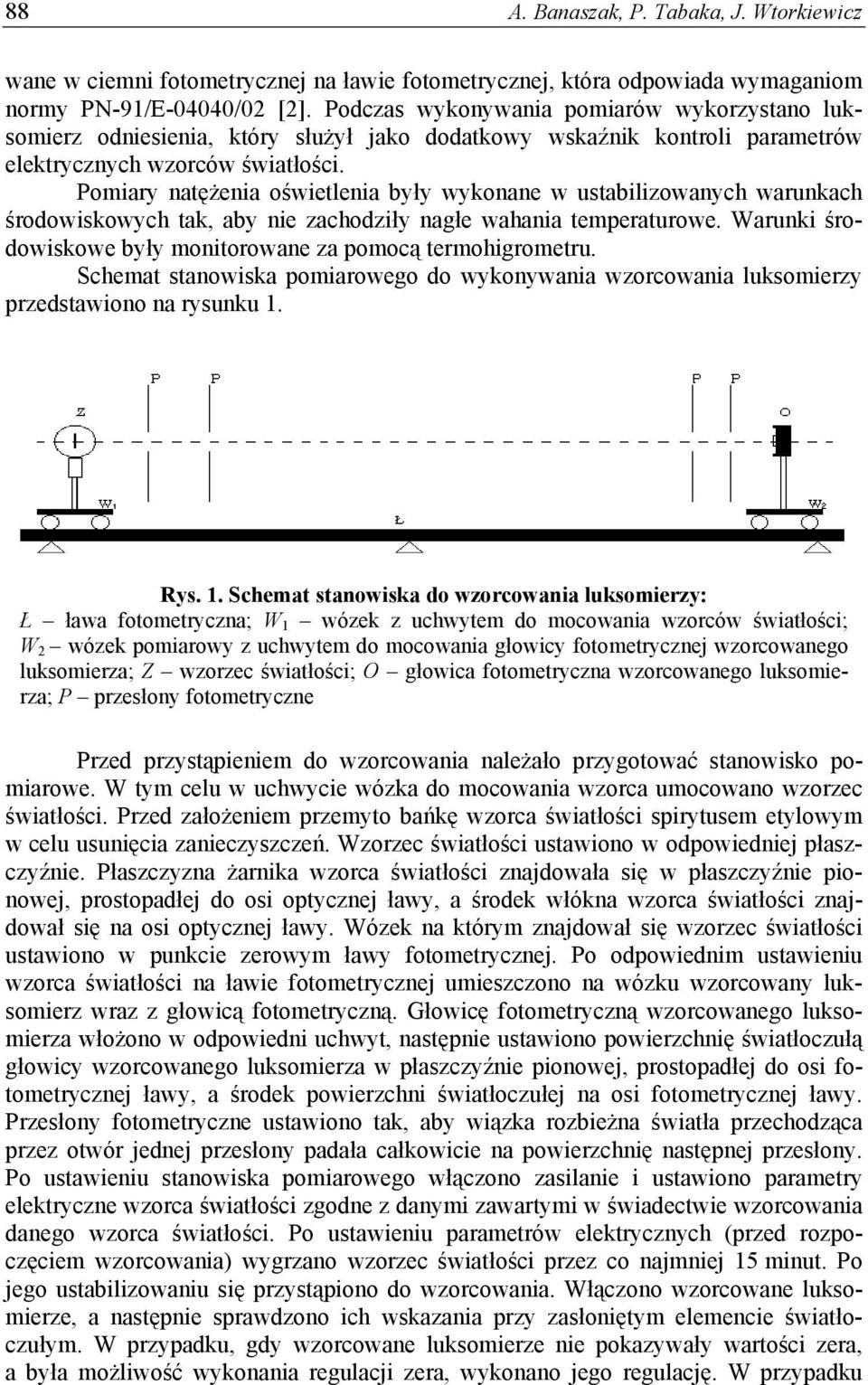 Pomiary natężenia oświetlenia były wykonane w ustabilizowanych warunkach środowiskowych tak, aby nie zachodziły nagłe wahania temperaturowe.