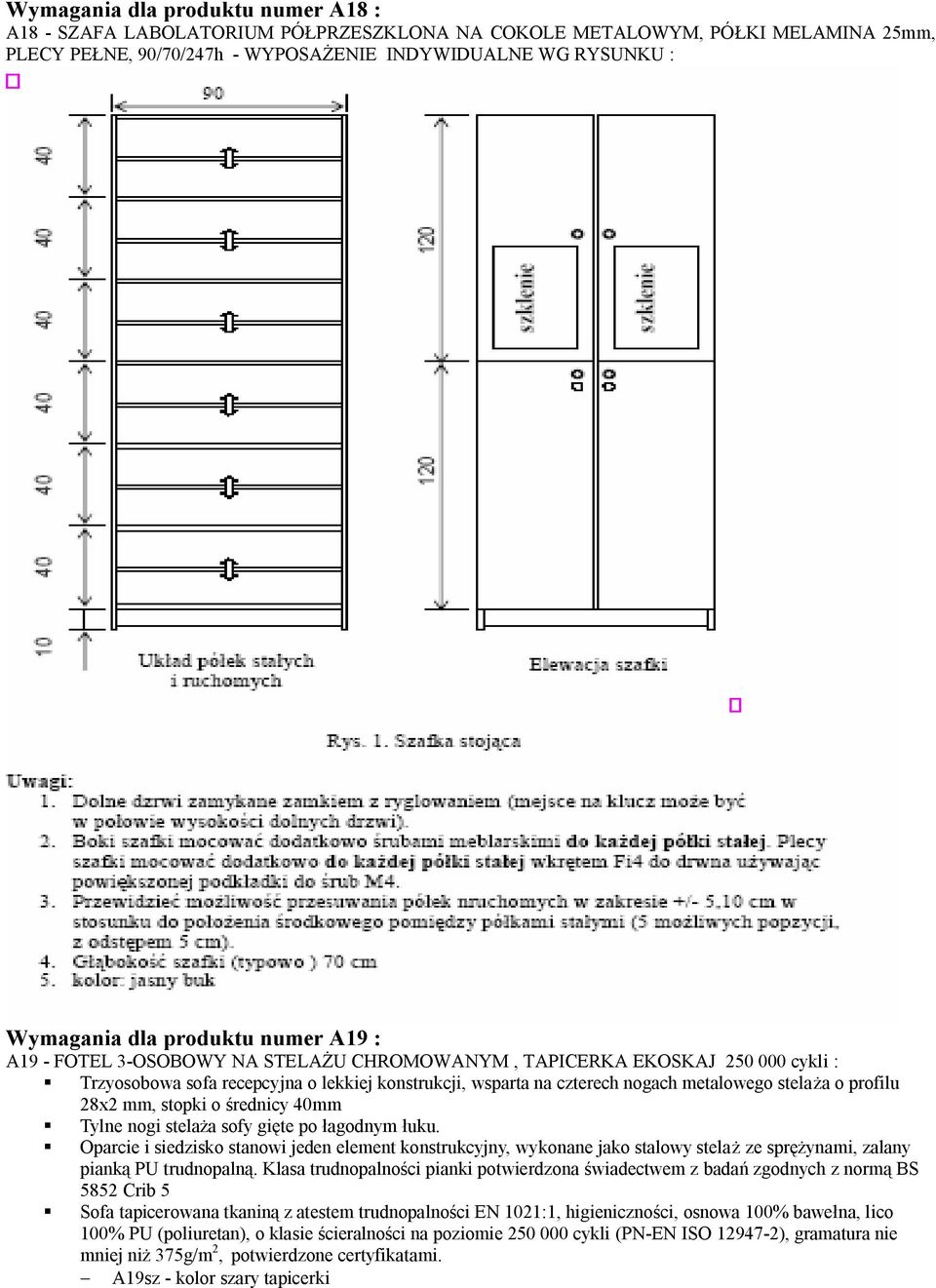 profilu 28x2 mm, stopki o średnicy 40mm Tylne nogi stelaża sofy gięte po łagodnym łuku.