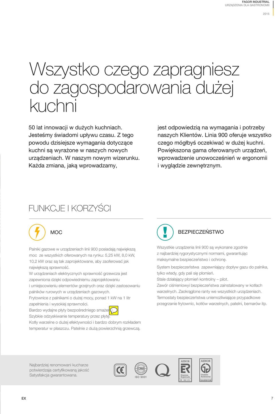 Każda zmiana, jaką wprowadzamy, jest odpowiedzią na wymagania i potrzeby naszych Klientów. Linia 900 oferuje wszystko czego mógłbyś oczekiwać w dużej kuchni.