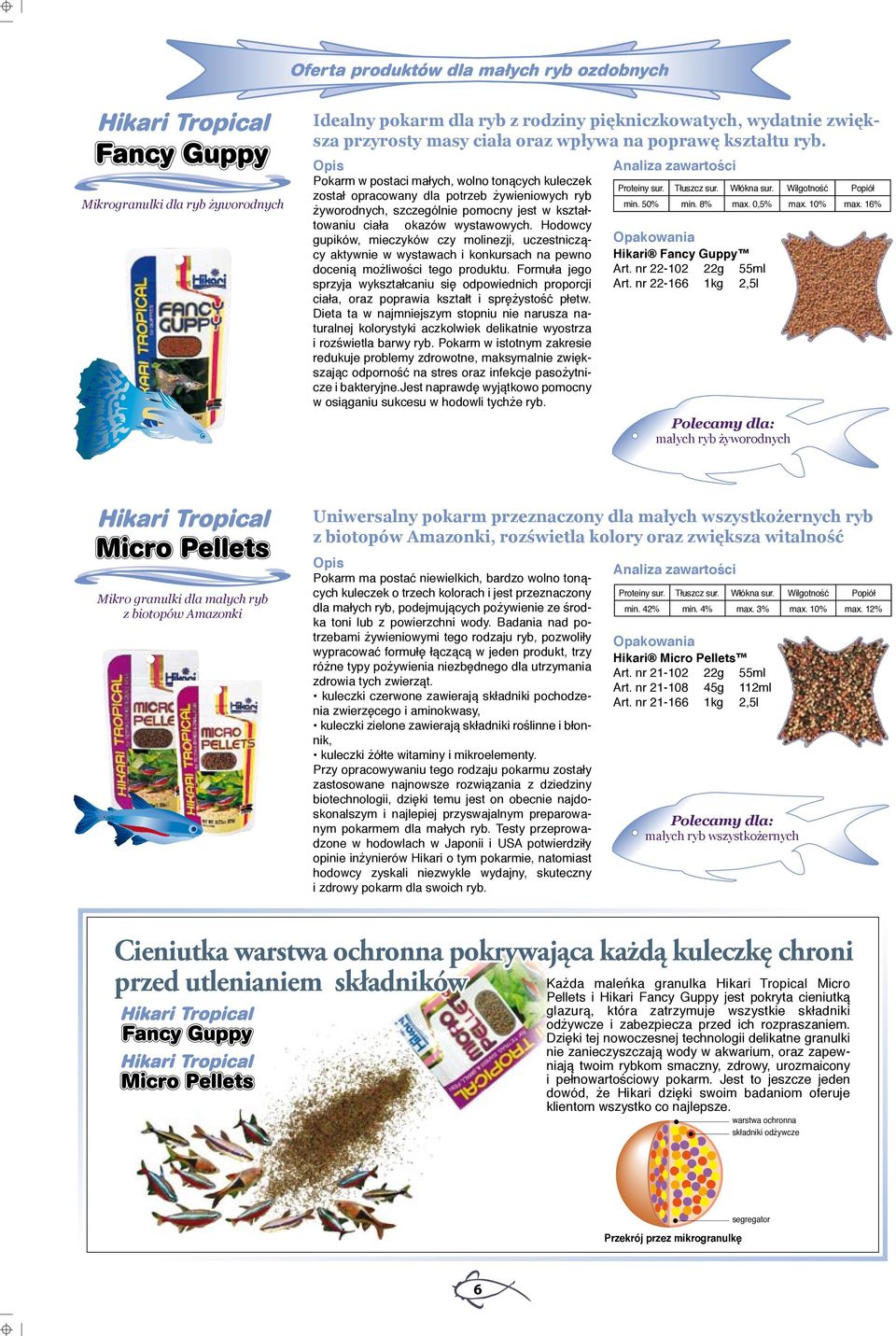 granulki dla małych ryb Codzienna z biotopów dieta Amazonki dla małych ryb z biotopów Amazonki Idealny dla dla ryb ryb z z rodziny rodziny piękniczkowatych, polecany wydatnie dlazwięk- sza przyrosty
