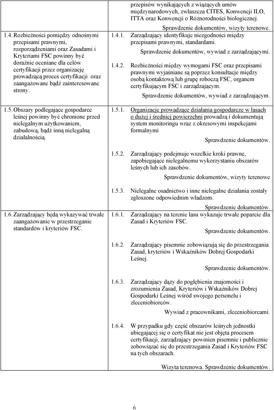 Obszary podlegające gospodarce leśnej powinny być chronione przed nielegalnym użytkowaniem, zabudową, bądź inną nielegalną działalnością.