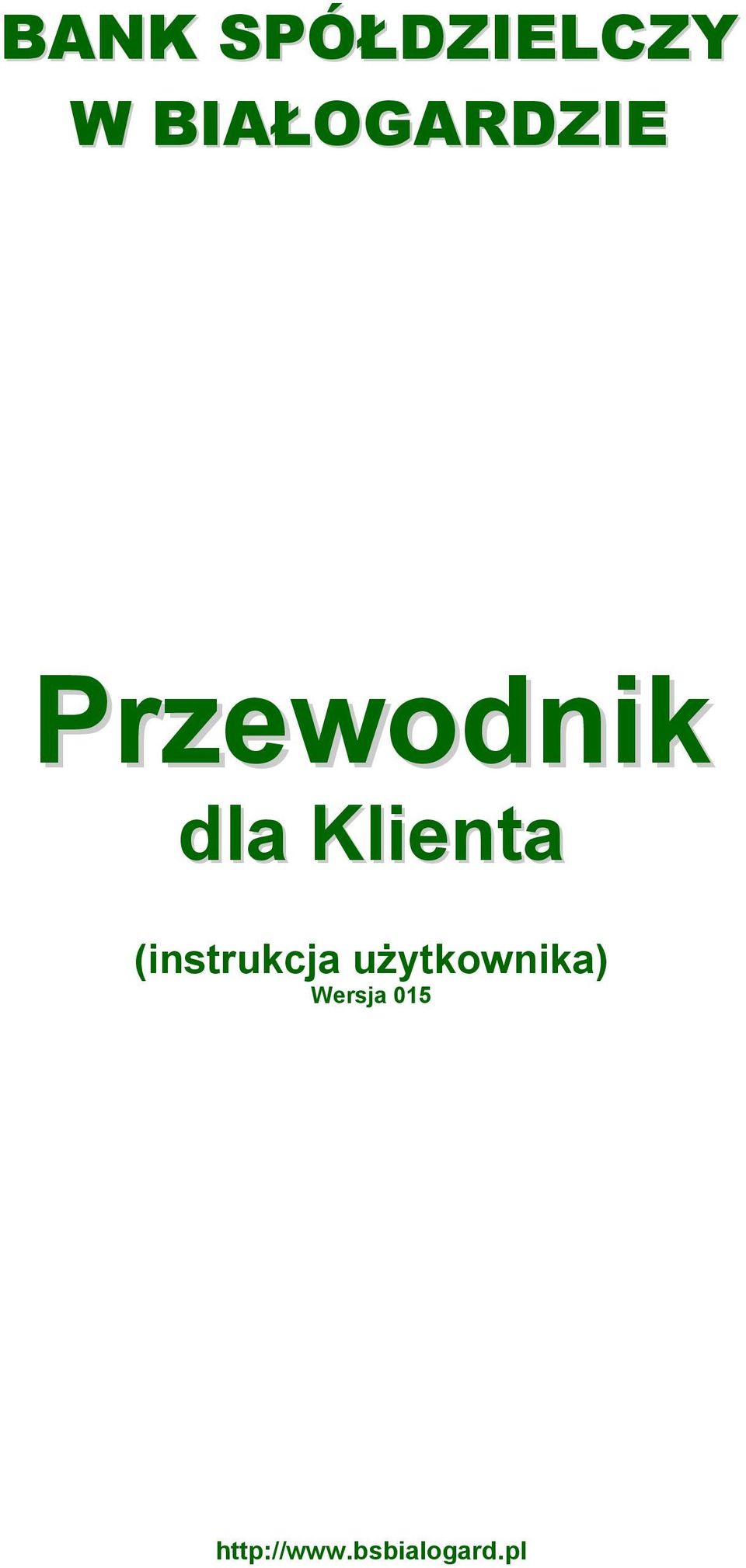 Klienta (instrukcja