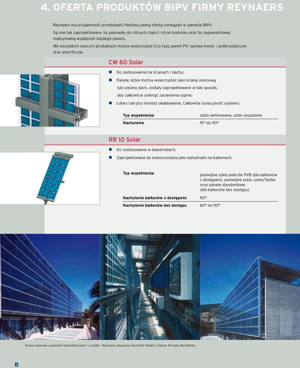 We wszystkich naszych produktach można wykorzystać trzy typy paneli PV: ogniwa mono- i polikrystaliczne oraz amorficzne.