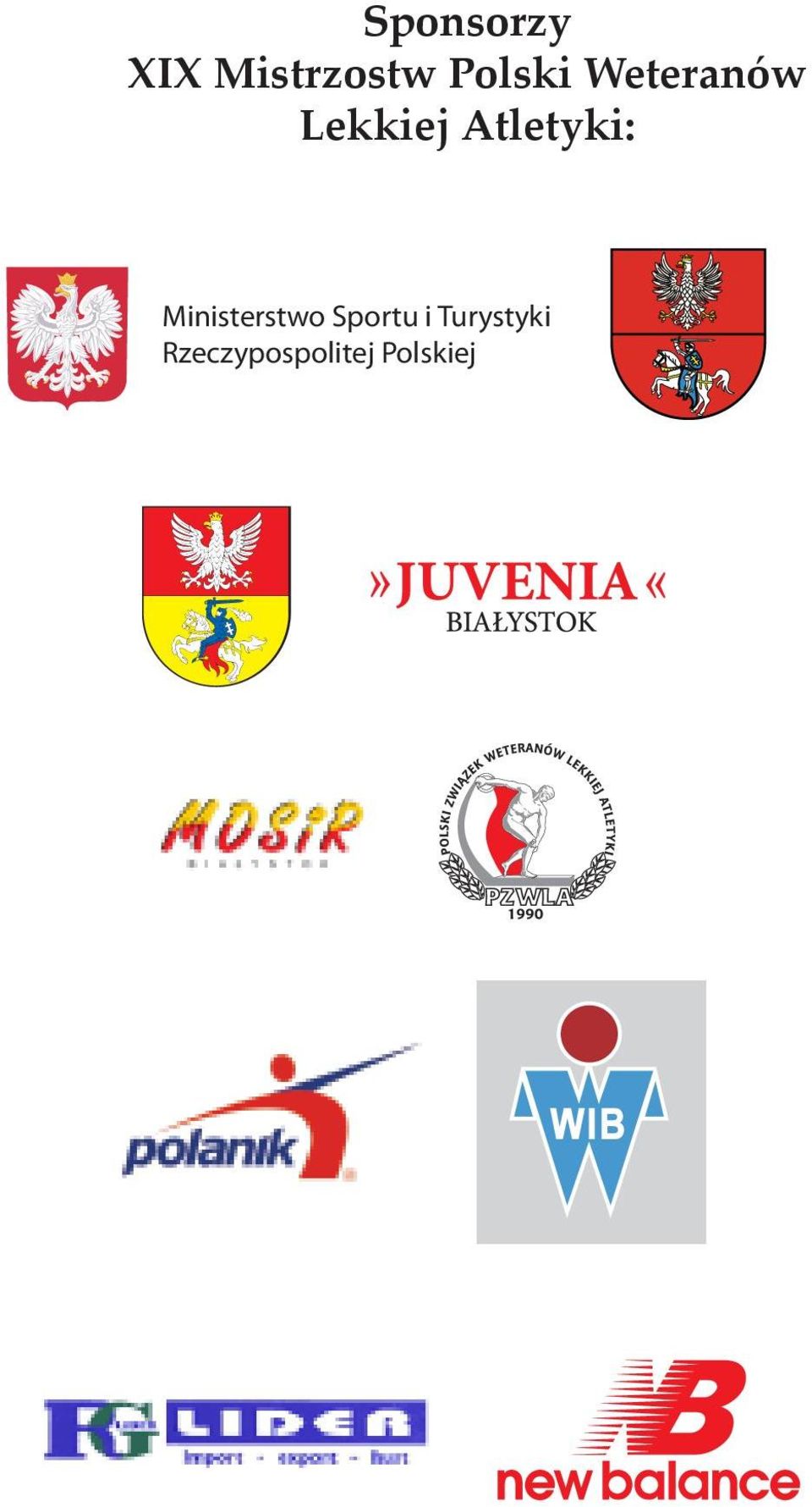 Atletyki: Ministerstwo Sportu