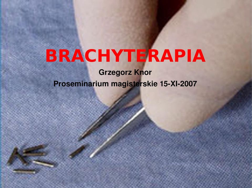Proseminarium
